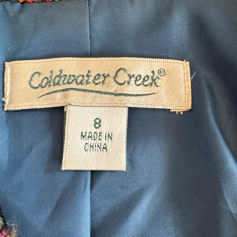 Coldwater Creek tapestry blazer - Picture 3 of 5